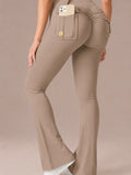 Pantalones Acampanados Camel