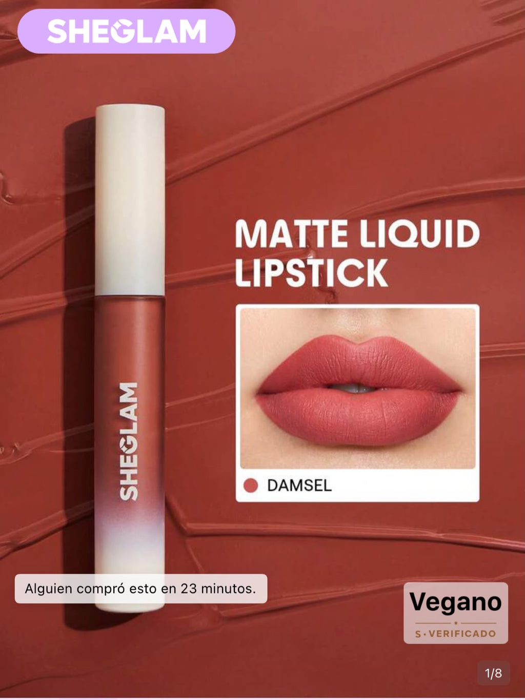 Lapiz Labial Liquido Sheglamm