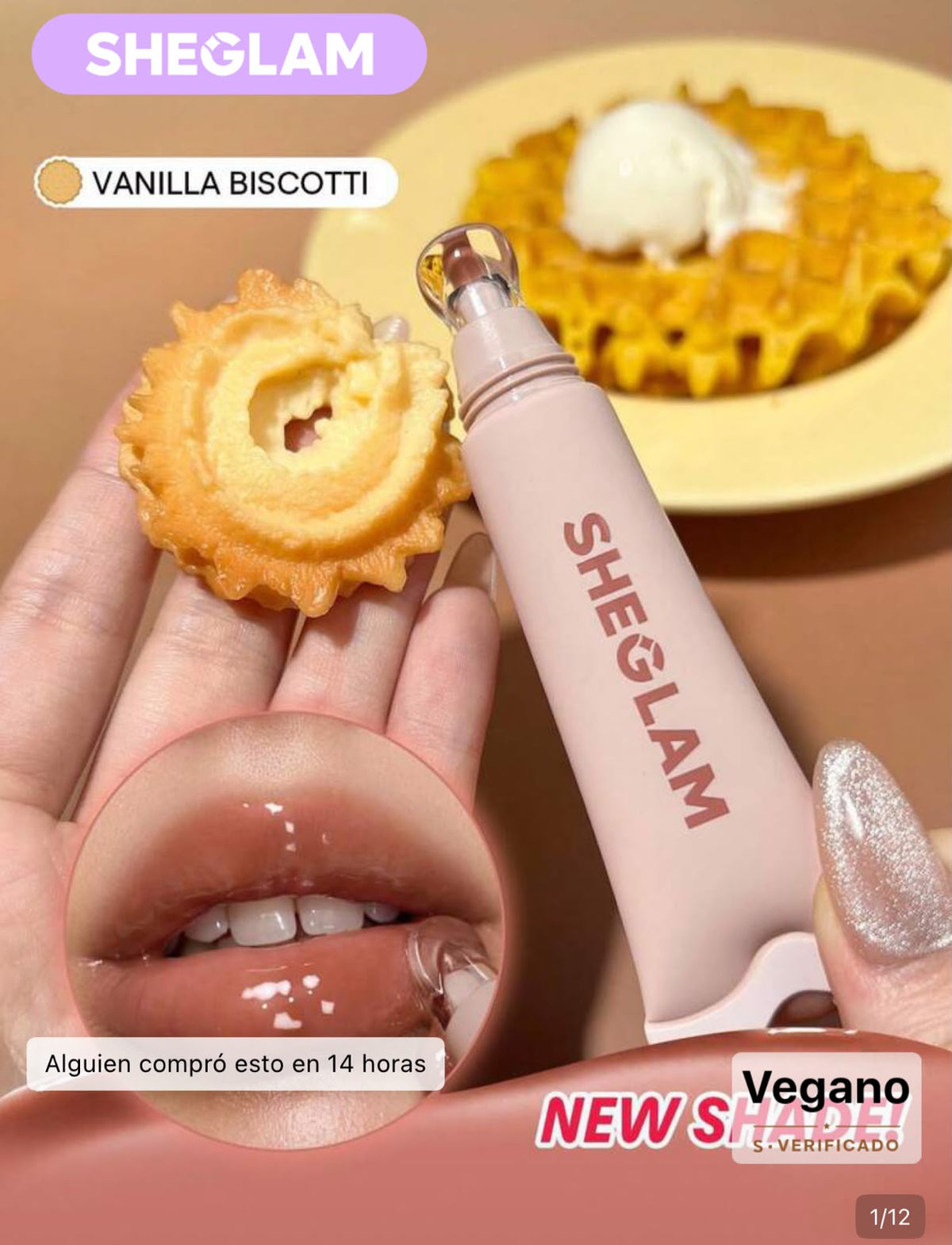 SHEGLAM gloss hidratante 4 colores disponibles