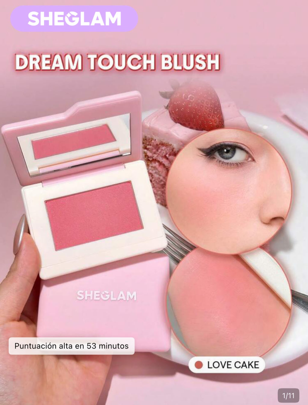 SHEGLAM Dream Touch Colorete en Polvo