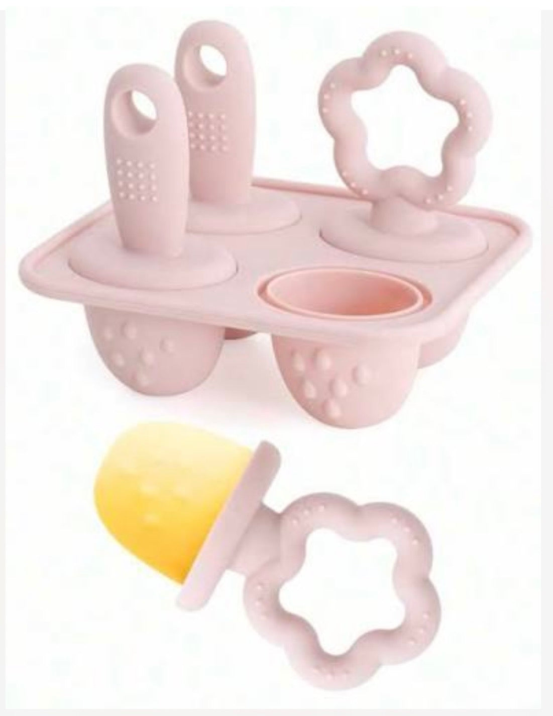 Moldes de silicona para paletas de bebés