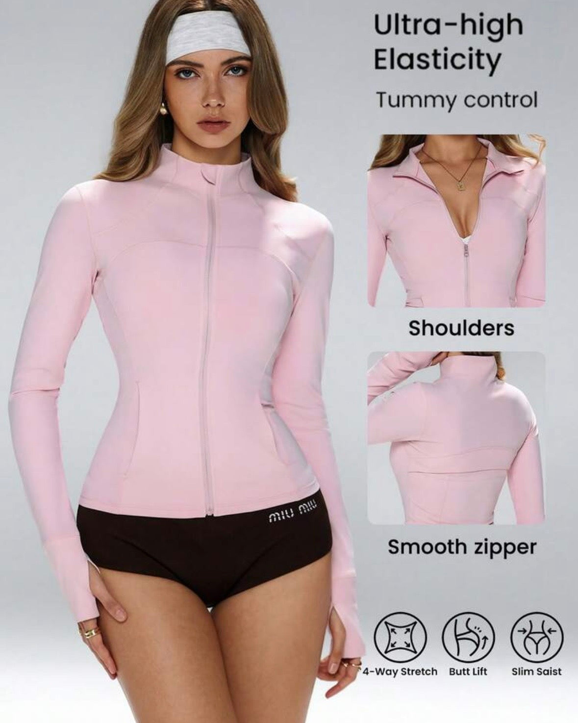Chaqueta deportiva Rosa