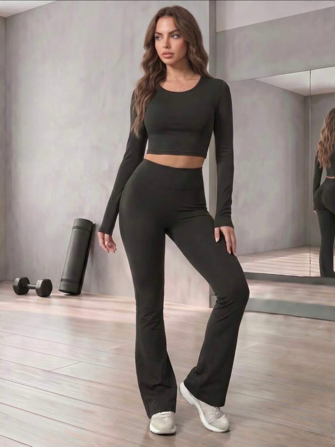 Pantalones Acampanados Negros