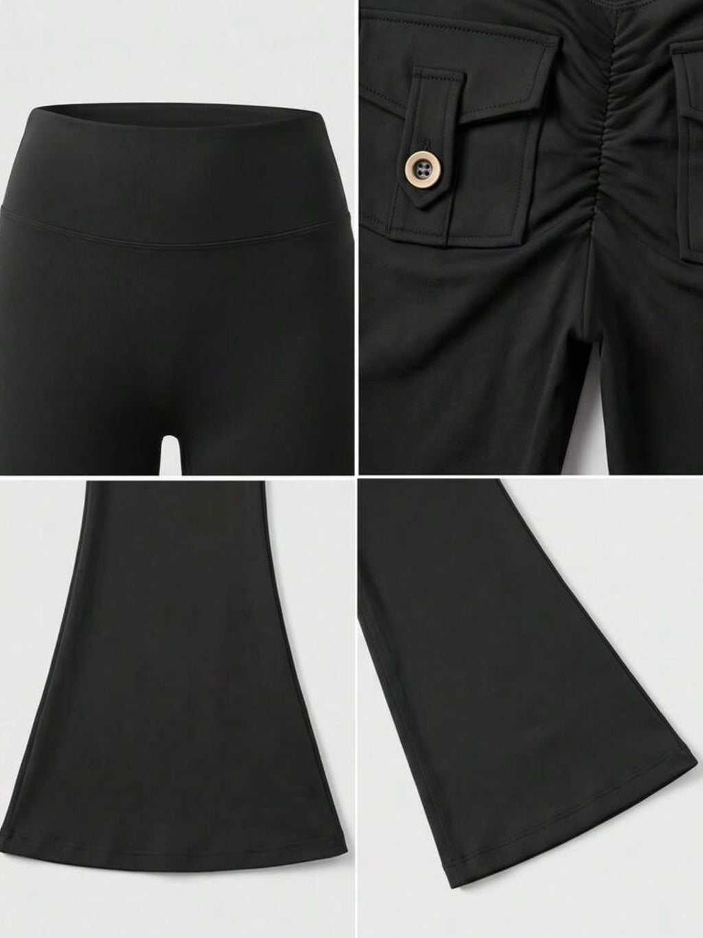 Pantalones Acampanados Negros