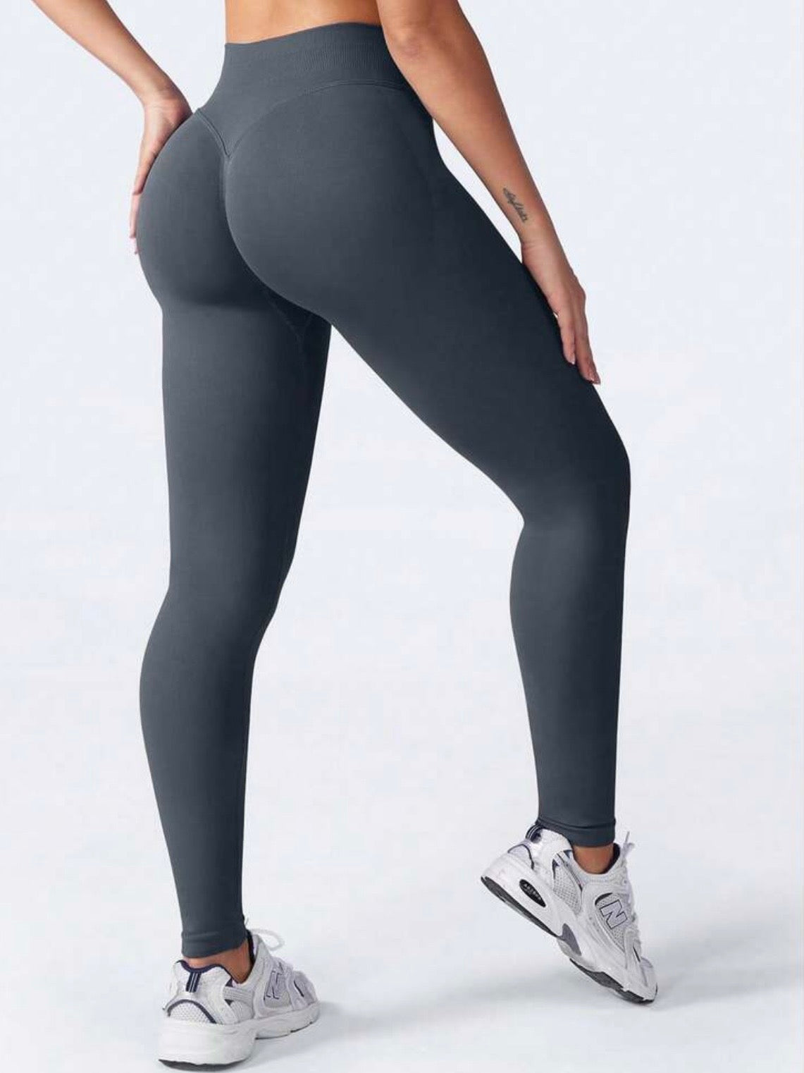 Licra Deportiva Gris Oscuro