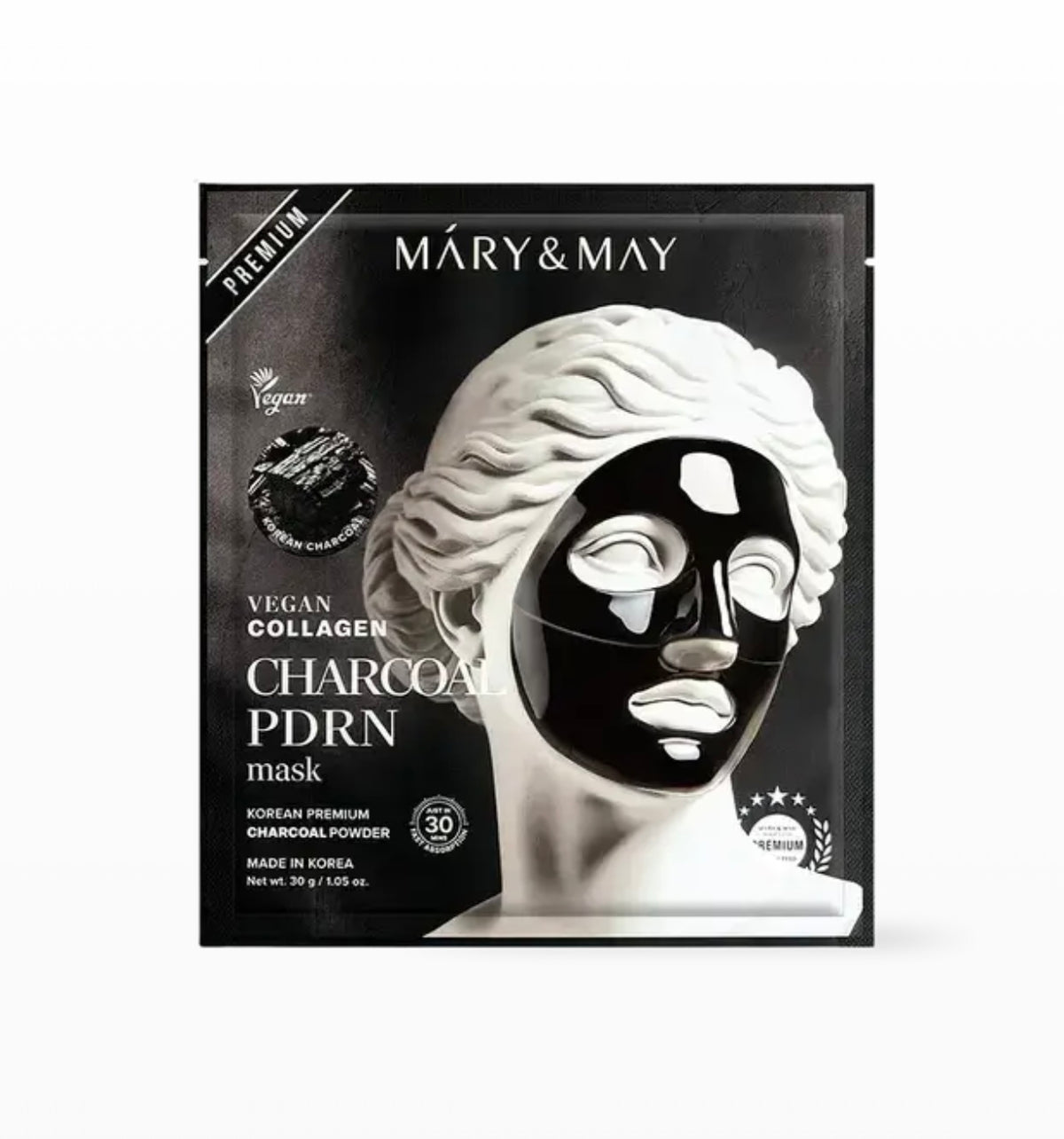Mary y May Vegan Collagen Charcoal PDRN Mask