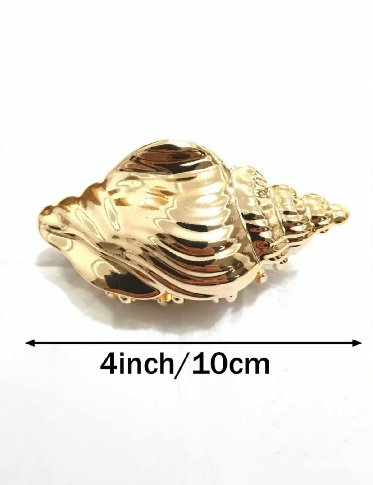 Pinza para el Cabello en forma de Concha Marina