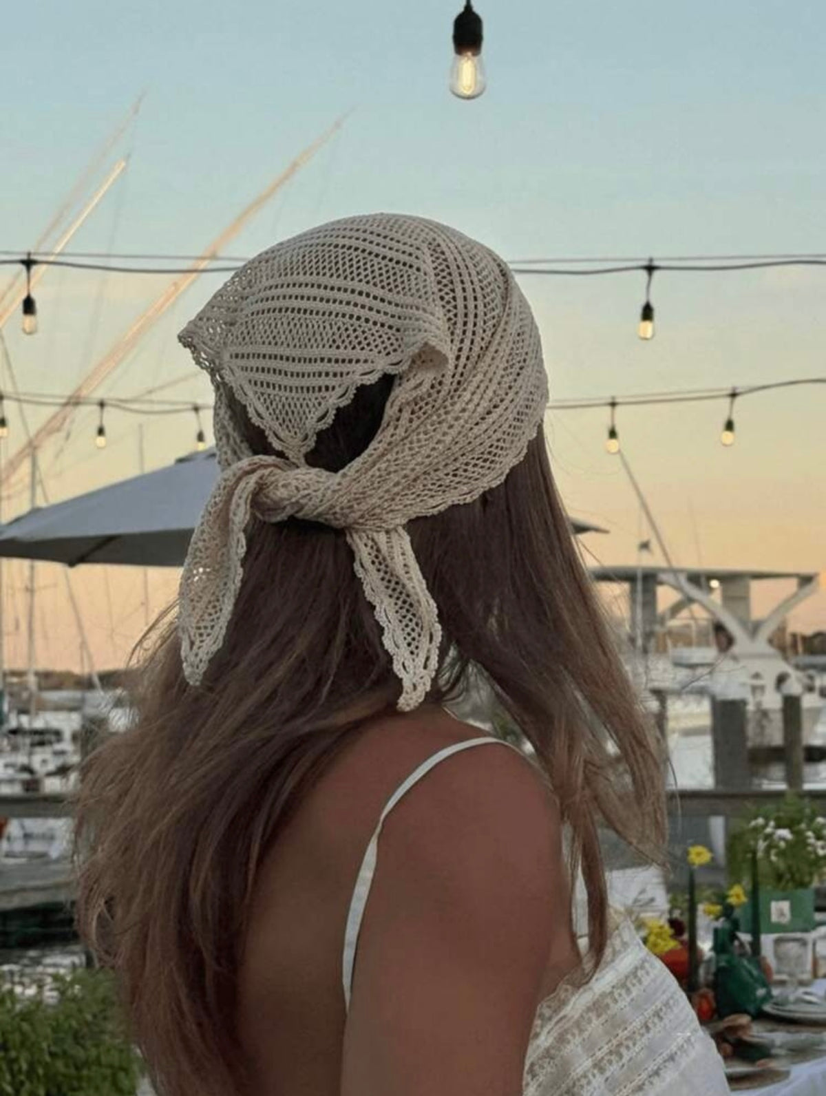 Pañuelo Triangular para el cabello