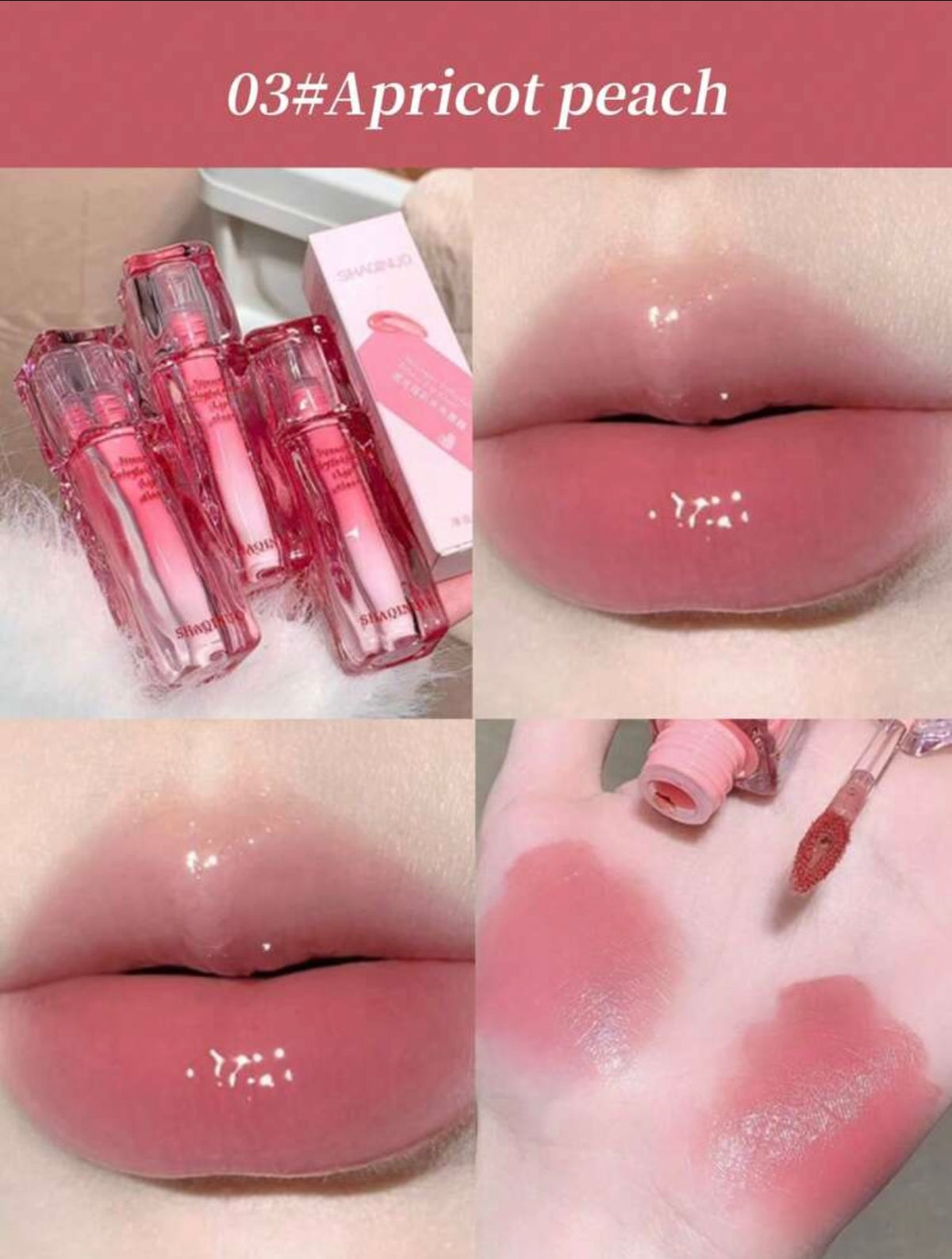 SHAQINUO Glossy Lip Glaze 3ml