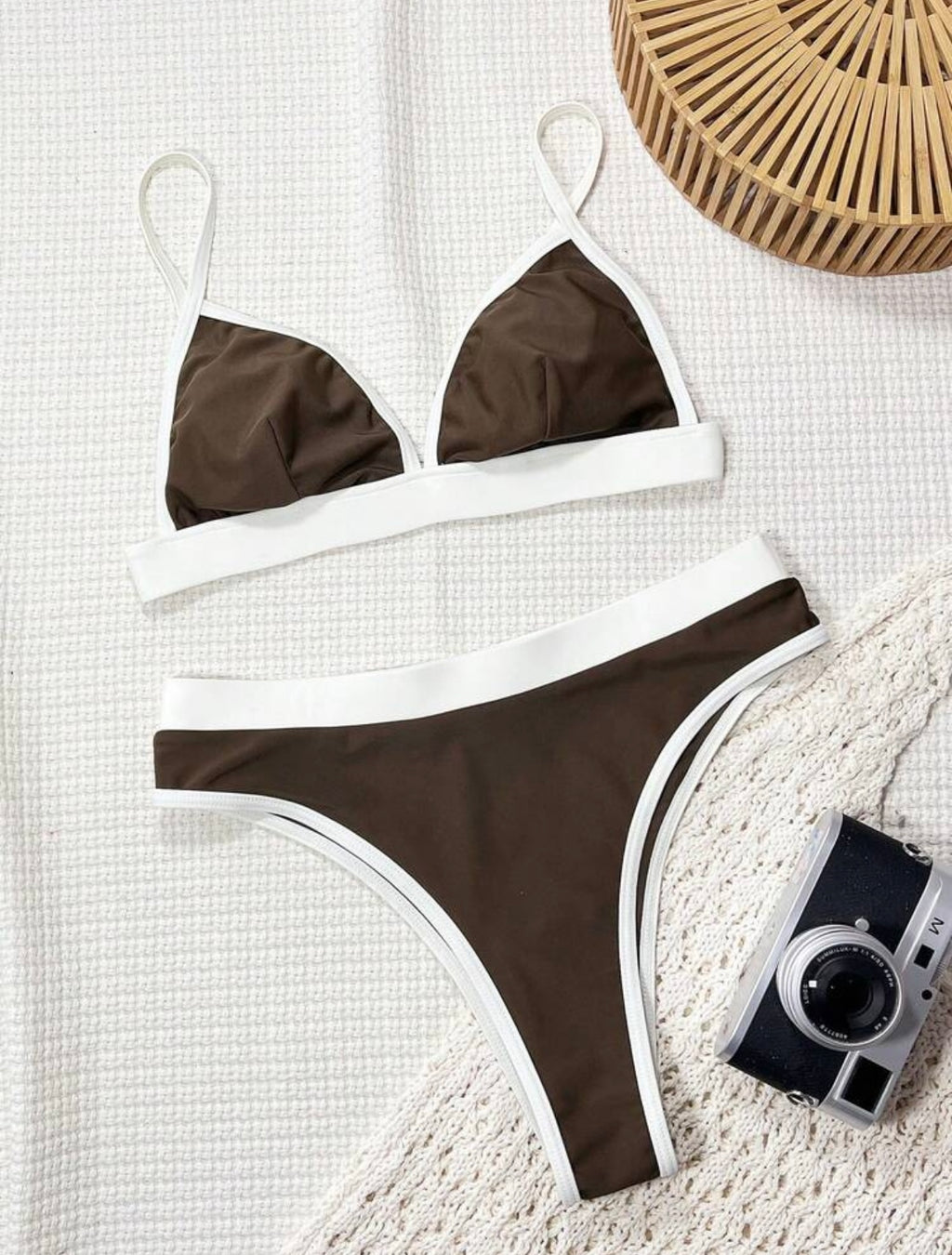 Bikini con bloques de color