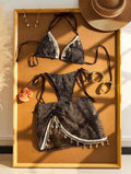 Bikini Bohemio con conchas