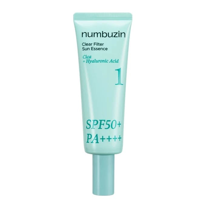 Numbuzin 1 Clear Filter Sun Essence Cica + Hyaluronic Acid 50ml