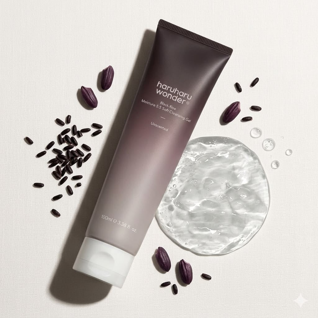 Haruharu Wonder Black Rice Moisture 5.5 Sotf Cleansing Gel Unscented 100ml