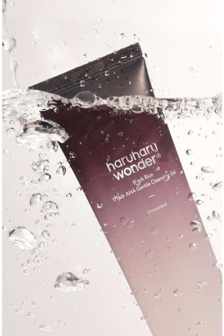 Haruharu Wonder Black Rice Triple Aha Gentle Cleansing Gel Unscented 100ml