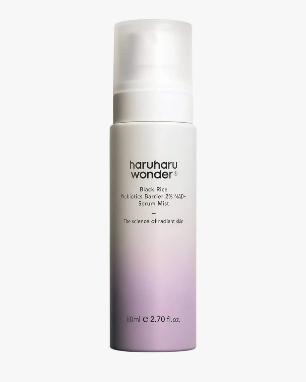 Haruharu Wonder Black Rice Probiotics Barrier 2% NAD+ Sérum Mist 80ml