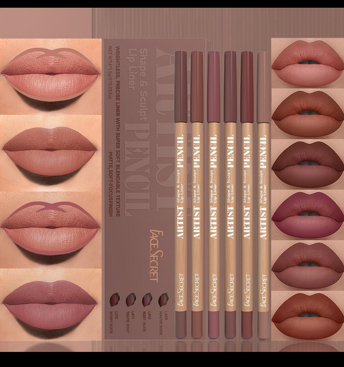 FACE SECRET Artist Shake and Sculpt Lip Liner