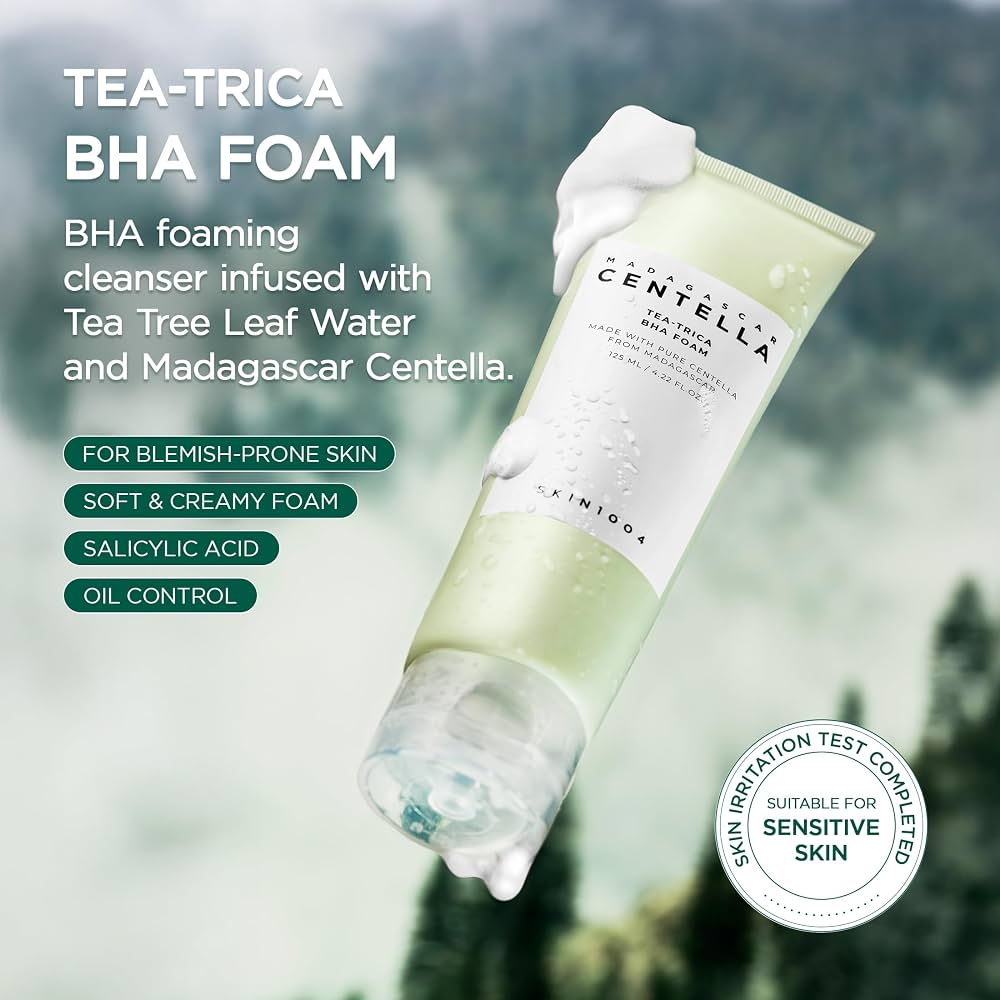 Skin1004 CENTELLA Tea - Trica BHA Foam 125ML