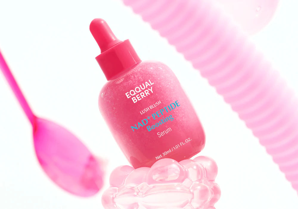 EQQUALBERRY Nad + Peptide Boosting Serum - Lush Blush 30ML