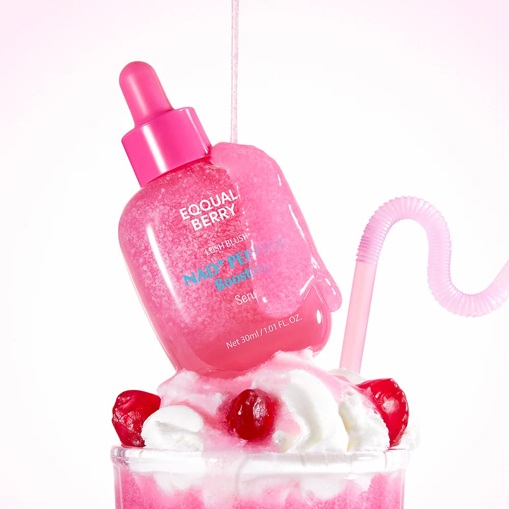 EQQUALBERRY Nad + Peptide Boosting Serum - Lush Blush 30ML