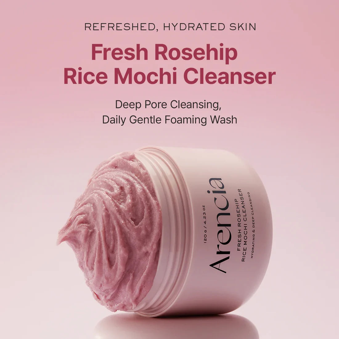 ARENCIA Fresh Rosehip Rice Mochi Cleanser 120G
