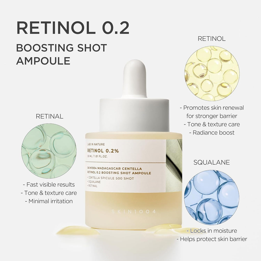 Skin1004 CENTELLA Retinol 0.2% Boosting Shot Ampoule 30ML
