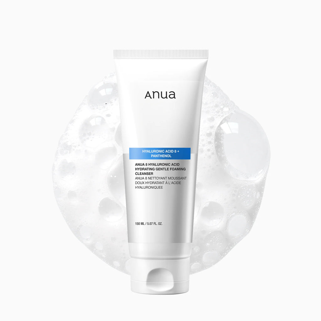 Anua Hyaluronic Acid 8+ Panthenol Hydrathing Gentle Foaming Cleanser 150ml