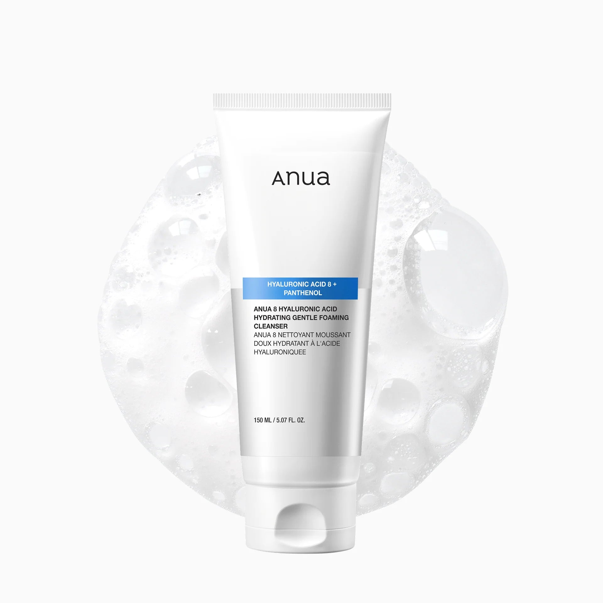 Anua Hyaluronic Acid 8+ Panthenol Hydrathing Gentle Foaming Cleanser 150ml