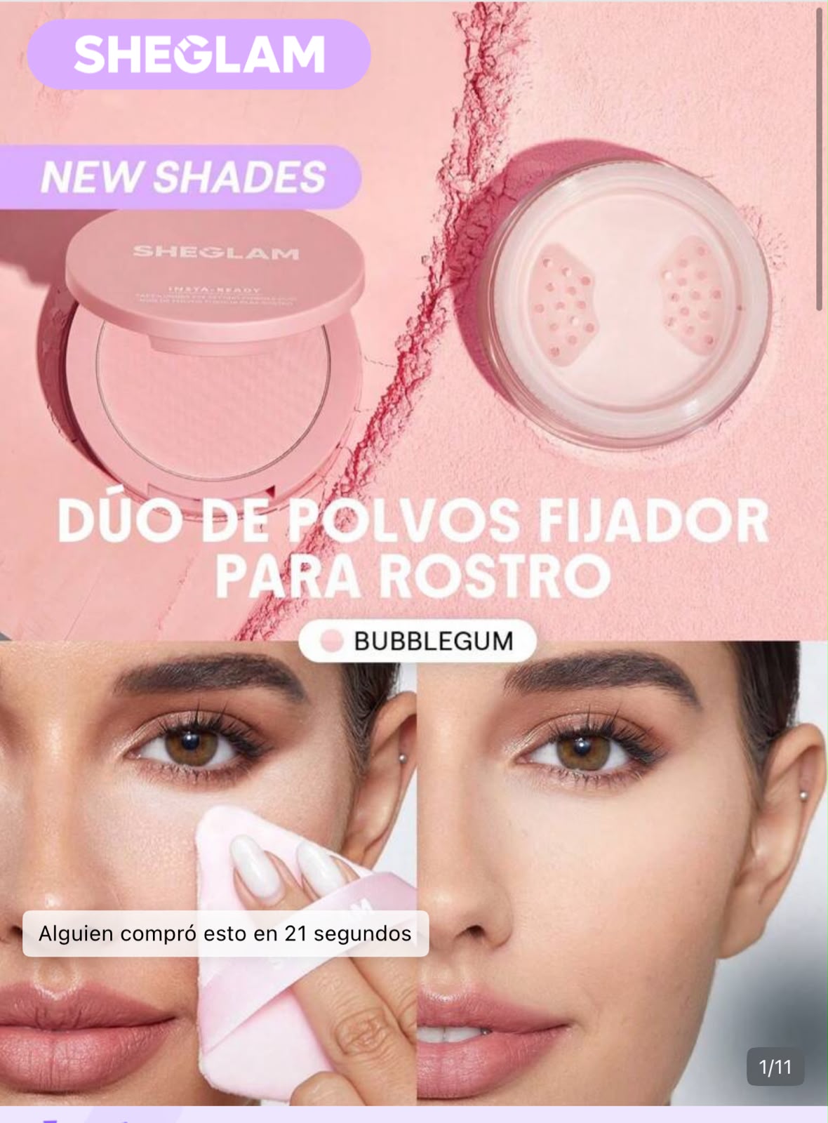 SHEGLAM Polvos Fijadores