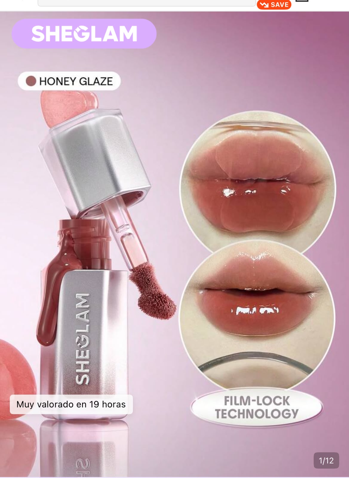 SHEGLAM Glass Lock Air Brillo 4 colores disponibles