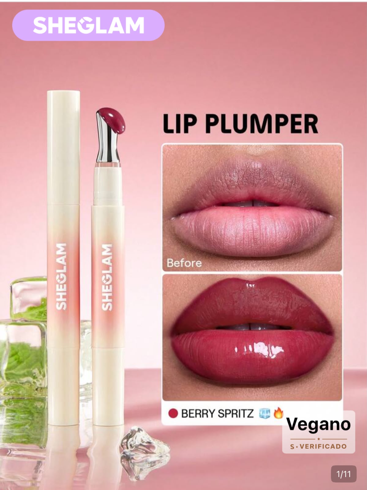SHEGLAM Voluminizador de labios lip combo