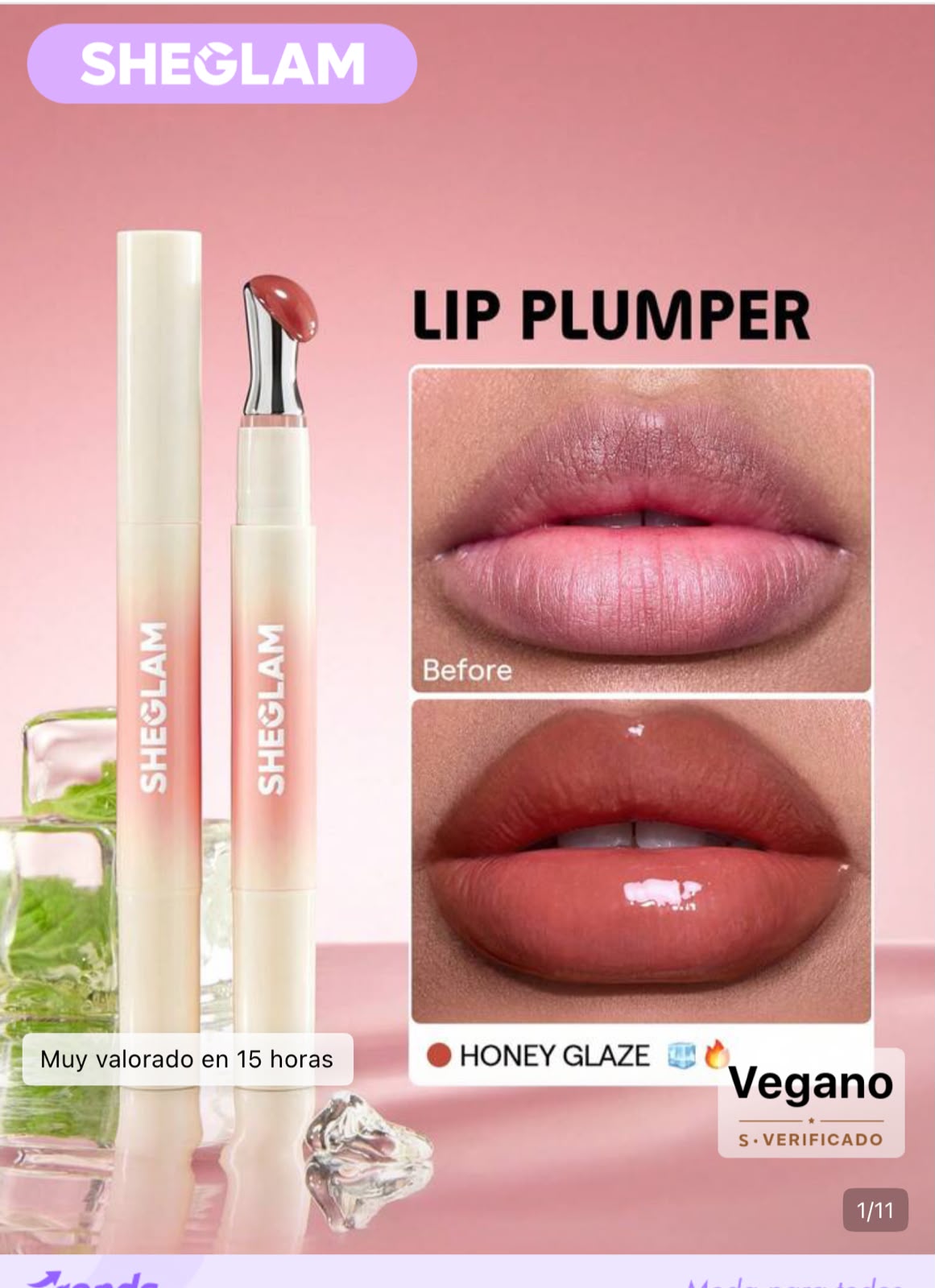 SHEGLAM Voluminizador de labios lip combo